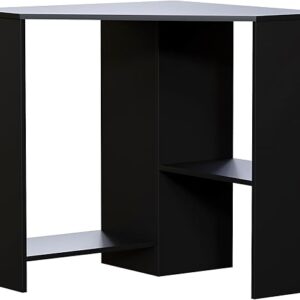 Corner Office Desk with Shelves
