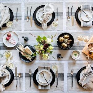 Farmhouse Linen Table Runner – 14 x 72 Inches