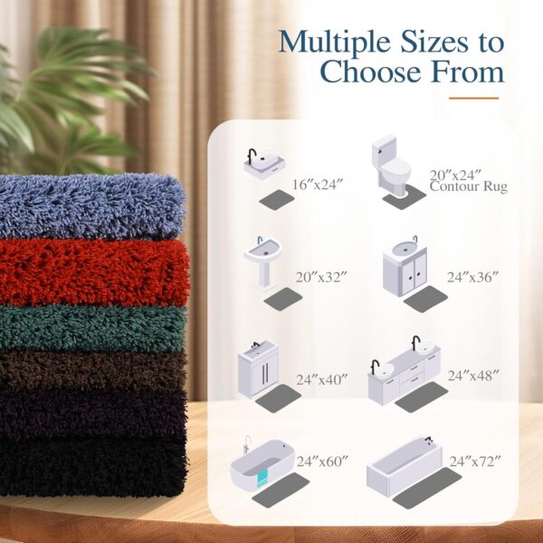 Shaggy Bath Mat - Image 3
